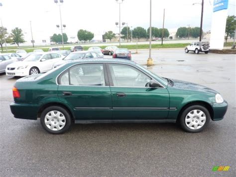 Clover Green Pearl 1999 Honda Civic Lx Sedan Exterior Photo 52899999