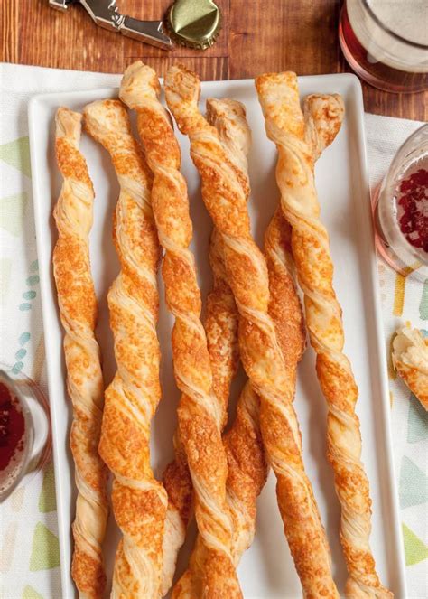 How To Make Puff Pastry Cheese Straws Recipe Cheese Straws Cheese Puff Pastry Puff Pastry