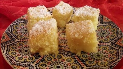 Basboussa à La Noix De Coco Cuisine Marocaine