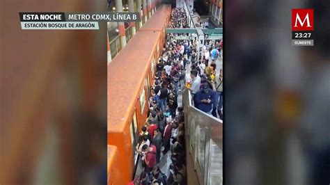 Incidente En El Metro Cdmx Usuarios Desalojados Por Falla De Convoy En