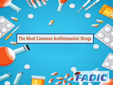 List of the Most Common Antihistamine Medications