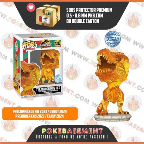 Funko Pop Jurassic Park 30Th Anniversary 1380 T Rex Amber EXCLUSIVE