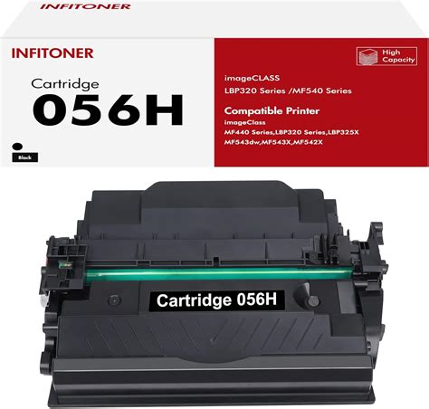 Amazon.com: 056H 056 Toner Cartridge 1-Pack Black Compatible ...