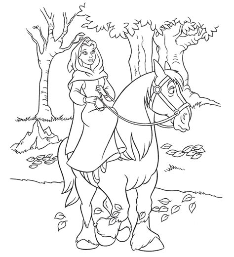 Colouring Beauty And The Beast Clip Art Library