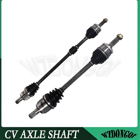 Pair Front LH RH CV Axle Shaft For Hyundai Accent 2012 2017 Auto Trans