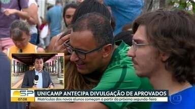 Bom Dia SP Unicamp antecipa divulgação de aprovados Globoplay