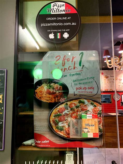 Menu at Pizza Miltonio pizzeria, Milton