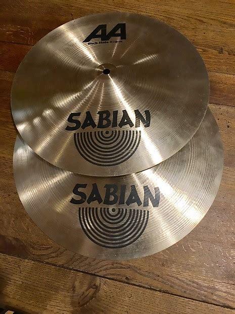 Sabian Aa Rock Hi Hat Cymbals Hihats Reverb