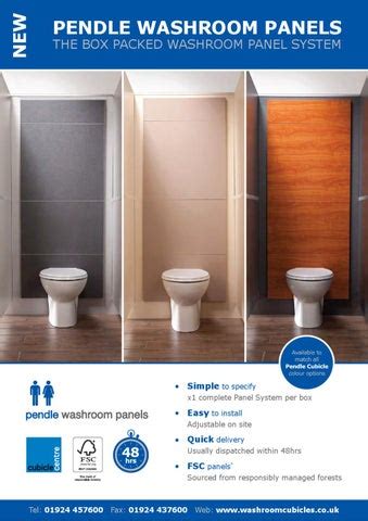 Pendle Washroom Panel System By Cubicle Centre Issuu