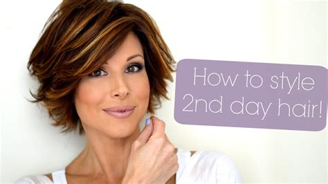 Styling Tips For Second & Third Day Hair - YouTube