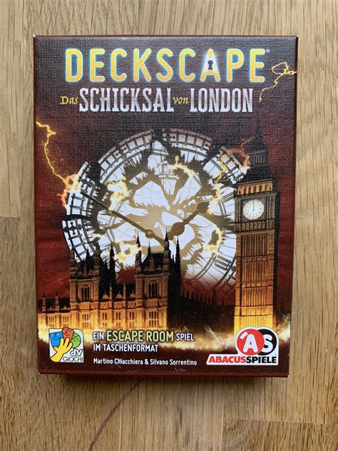 Meine Spielesammlung 90 Deckscape Das Schicksal Von London Abacus