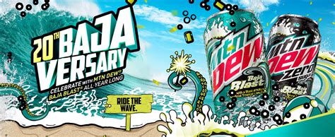 Amazon Mountain Dew Soda 2 Flavor Baja Blast Variety Pack Baja