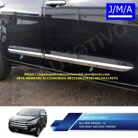 Jual LIST BODY KROM INNOVA REBORN SIDE BODY MOLDING CHROME INNOVA