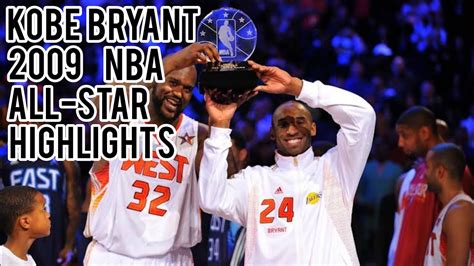 Kobe Bryant 2009 NBA ALL-STAR HIGHLIGHTS | 3RD ALL-STAR MVP! - YouTube