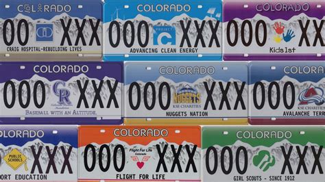 Colorado License Plates By The Numbers