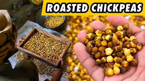 How To Make Roasted Kala Chana Bhunay Huay Chanay Making Process