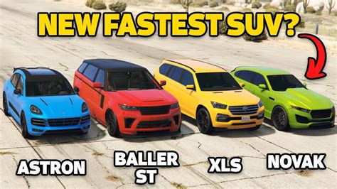 Gta Online Astron Vs Baller St Vs Novak Vs Xls Which Is Fastest Suv