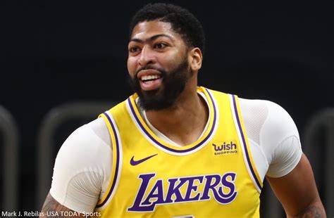 Anthony Davis Los Angeles Lakers Receive Boost As Anthony Davis Is