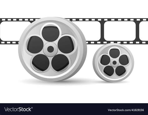 Film roll set Royalty Free Vector Image - VectorStock