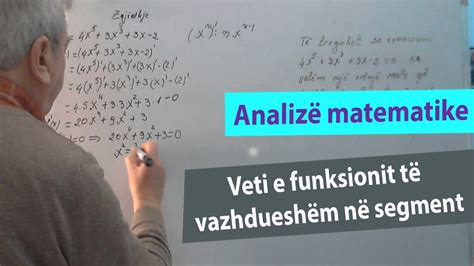 Analiza Matematike Ushtrime Veti E Funksionit T Vazhduesh M N