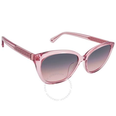 Kate Spade Grey Pink Gradient Cat Eye Ladies Sunglasses Philippa G S