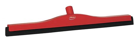 Vikan Floor Squeegee Foam Rubber Blade 24 In Blade Wd Plastic Frame