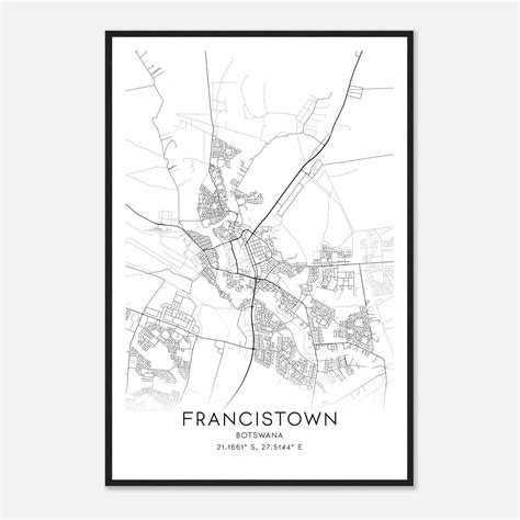 Francistown - Custom Maps & Posters