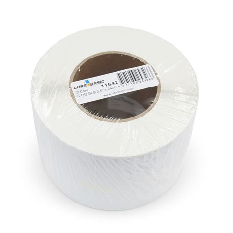 3 5 Continuous High Gloss Inkjet Label Rolls 240ft 3 Inch Core 6