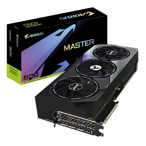 Gigabyte AORUS GeForce RTX 4080 MASTER 16GB Video Card GV N4080AORUS