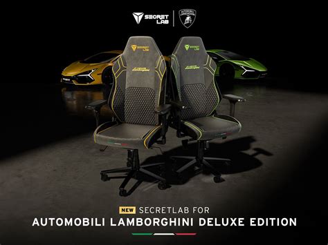 The Secretlab Automobili Lamborghini Deluxe Collection Blends Renowned