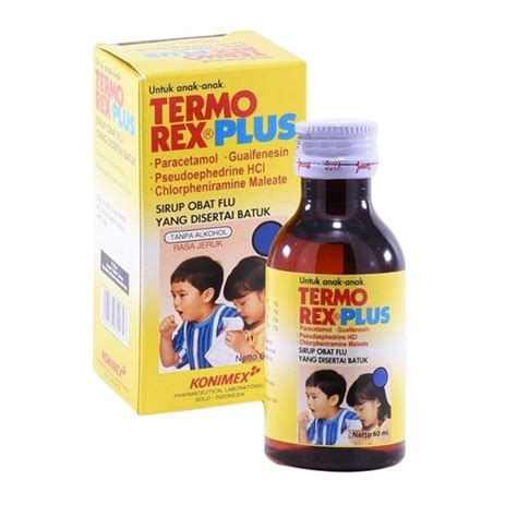 Jual Termorex Plus Rasa Jeruk Isi 60 Ml Shopee Indonesia