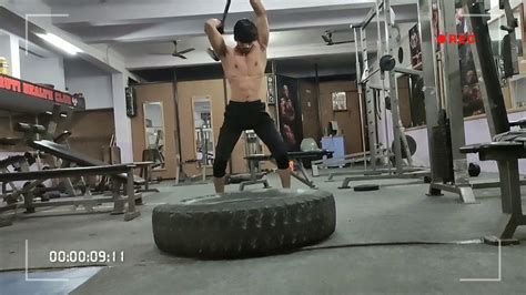 🔨💪sledge Hammer With Tire Workout Hammer Spiflicate 66 Of 2 Minute Youtube