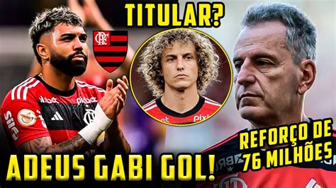 DAVID LUIZ TITULAR DE LA CRUZ NO BANCO LANDIM PREVÊ SAÍDA DE GABIGOL