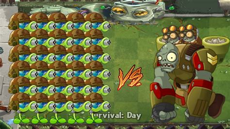 99 Gatling Pea Vs Super Dr Zomboss Vs 99 Giga Gargantuar PvZ Heroes