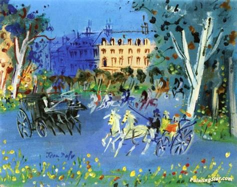 Bois De Boulogne Artwork By Jean Dufy Oil Painting And Art Prints On Canvas For Sale