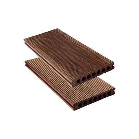 Wpc Hollow Composite Decking Brown Wpc Decking Arcedior