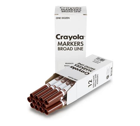 Crayola Brown Markers in Bulk, 12 Count | Crayola