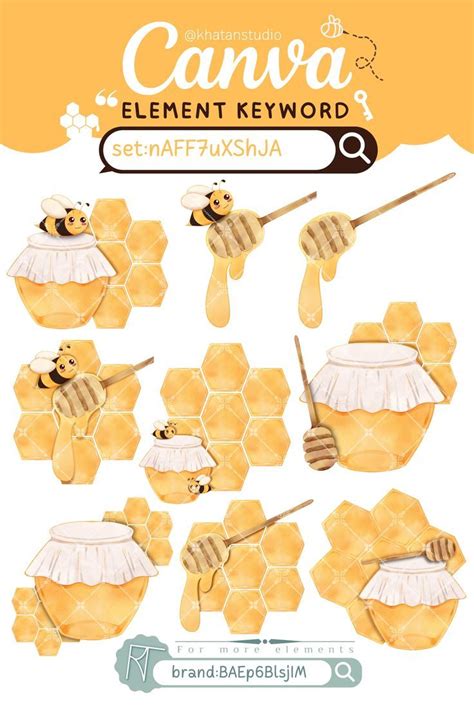 Canva Elements Honey Bee Artofit