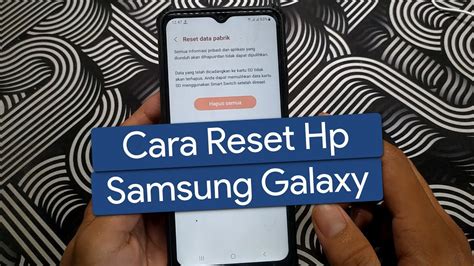 Cara Reset Hp Samsung Youtube