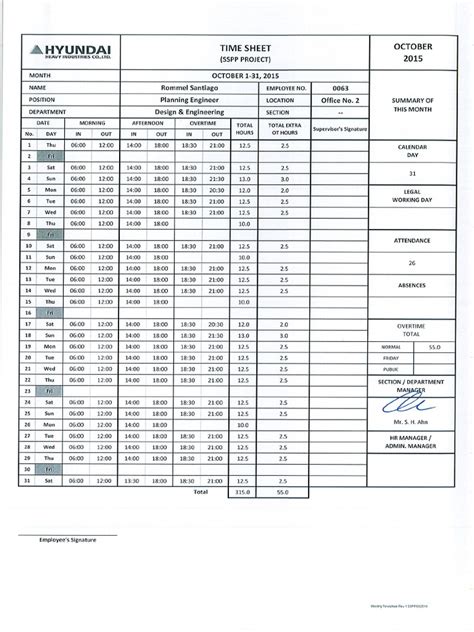 Time Sheet Oct2015 Pdf