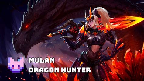 Honor Of Kings Dragon Hunter Mulan Skin Epic Youtube