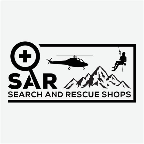 Sar Search And Rescue Shops Logo Design Vector Art At Vecteezy