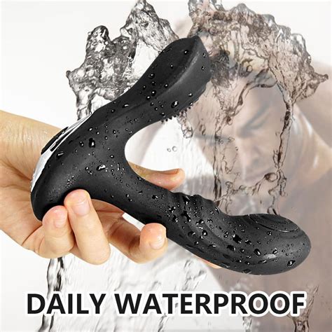 Male Prostate Massage Vibrator Anal Plug Silicone Waterproof Prostata