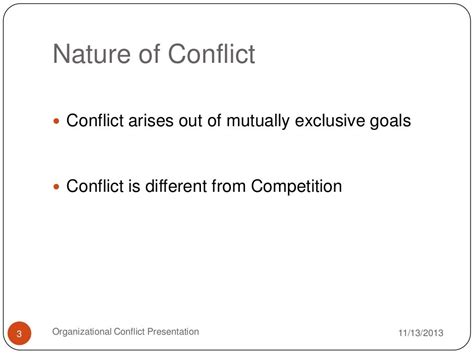 Organizational Conflict