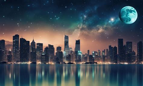 night sky city wallpaper HD 3D by xRebelYellx on DeviantArt