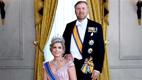 Nouveaux Portraits D Tat Du Roi Willem Alexander Et De La Reine M Xima