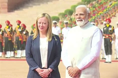 pm narendra modi met italian pm giorgia meloni   leaders held