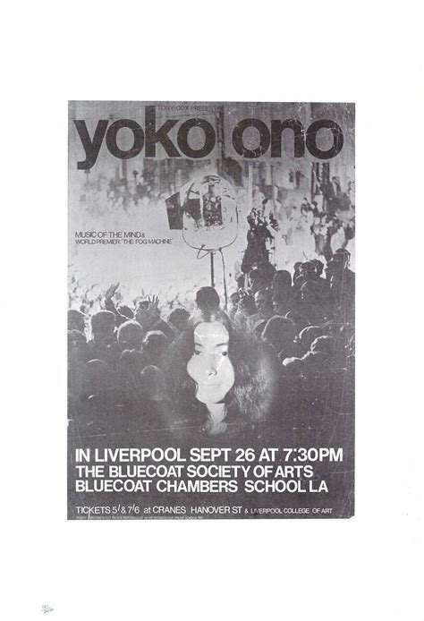 Bluecoat | Poster for Yoko Ono performance