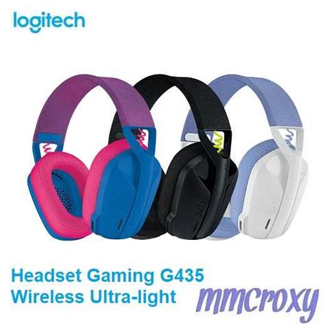 Jual Logitech G435 Headset Gaming Bluetooth Wireless Ultra-light