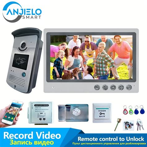 wired videophone smart wifi video intercom big   lcd screen video